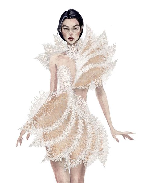 Fashion Design Inspiration Board, Dress Illustration, Draping Fashion, Iris Van Herpen, Sketches Dresses, Fashion Gowns, Fashion Illustration Sketches, Dress Sketches, Fashion Inspiration Design