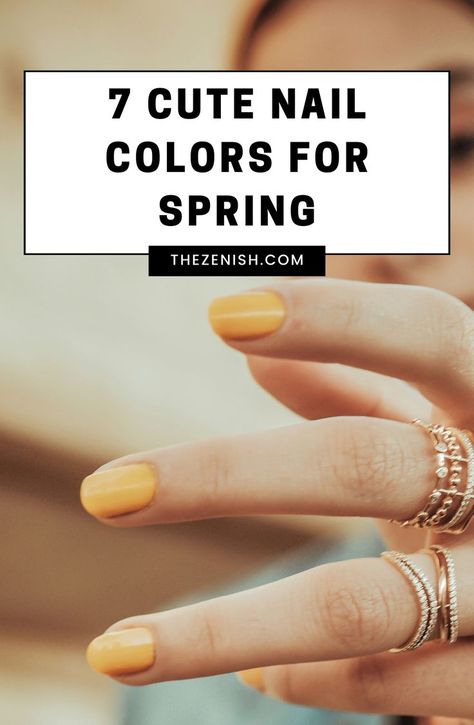 Get ready to rock this spring with these trendy nail colors. Whether you're looking for nail color ideas, cute nail colors for spring, trendy nails, spring nail colors, spring nails 2024 trends, spring nails inspiration, spring nails short, elegant nails, cute spring nail colors, or simple spring nails these shades will complement your style. From simple and chic to fun and playful, these nail color ideas will take your spring look to the next level! Short Elegant Nails, Cute Nail Colors For Spring, Spring Nails Short, Trendy Nail Colors, Nail Colors For Spring, Latest Nail Colours, Sky Blue Nails, New Nail Colors, Mint Green Nails