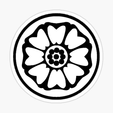 "White Lotus Symbol From Avatar the Last Airbender (ATLA)" Sticker by strawberrisoduh | Redbubble White Lotus Tattoo, Atla Tattoo, Avatar Tattoo, Lotus Symbol, Tattoos Inspo, The White Lotus, Tattoo Techniques, Tattoo Board, Avatar The Last Airbender Art