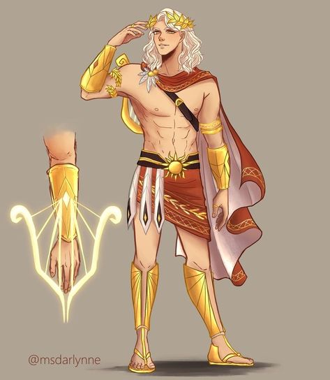 Apollo Greek God, Apollo Art, Apollo Greek, Golden Guard, Greek Mythology Gods, Dibujos Percy Jackson, Greek Gods And Goddesses, Greek Mythology Art, Greek And Roman Mythology