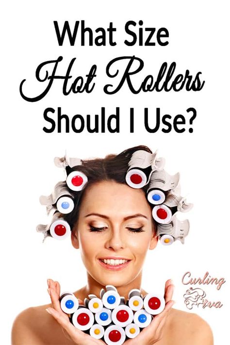 A comprehensive buying guide that answers all your questions about hot rollers and how to use them. If you want to know what size hot rollers should you use, are hot rollers damaging to hair, and other commonly asked questions, READ ON! Hair Roller Size Guide, Hot Roller Hairstyles Medium Hair, 1c Hairstyles, Hot Rollers For Medium Hair, Hot Roller Styles, Hot Roller Curls, Conair Hot Rollers, Using Hot Rollers, Hot Curlers