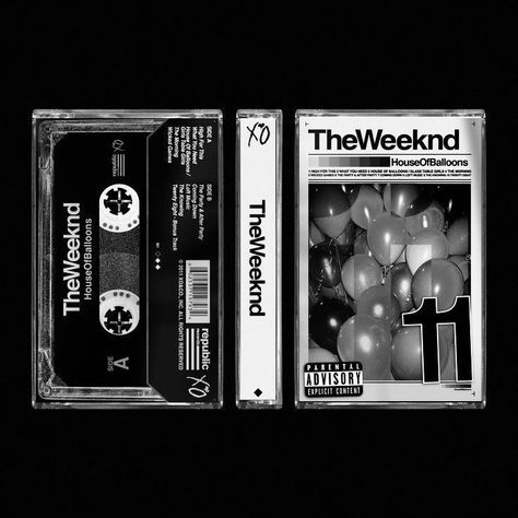 The Weeknd Album Cover, Teal Van Doren, Money Power Glory, Tape Projects, House Of Balloons, Wicked Game, Van Doren, 11th Anniversary, Album Cover Design