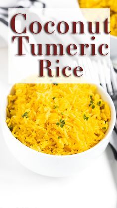 Tumeric Coconut Rice Recipe, Turmeric Rice Recipe Rice Cooker, Tumeric Rice Recipe, Orange Rice Recipe, Coconut Turmeric Rice, Yummy Rice Dishes, Rice Turmeric, Turmeric Rice Recipe, Tumeric Rice