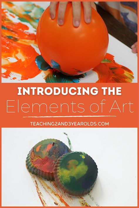 Principles Of Design Movement, Elements Of Art Texture, Elements Of Art Space, Movement Preschool, Community Helpers Preschool Activities, The Elements Of Art, Preschool Art Projects, Art Activities For Toddlers, Young Art