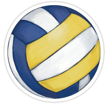 Volleyball Sticker Volleyball Stickers, Volleyball Art, Volleyball Ball, Volleyball Wallpaper, Sports Center, Coaching Volleyball, Memory Scrapbook, Round Pillow, Anime Stickers