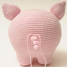 Pig Squishy Crochet, Crochet Pig Tail Free Pattern, Crochet Pig Ears Free Pattern, Crochet Pig Pattern Free, Crochet Pigs, Pig Plushie, Crochet Pig, Cute Pig, Craft Show Ideas