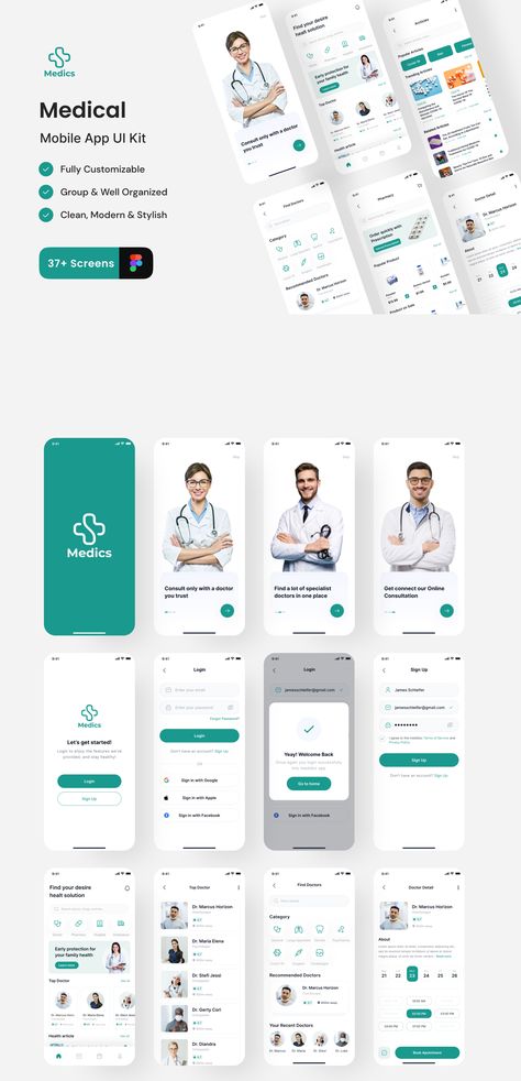 Application Ui Design, Desain Ux, Health App Design, To Do App, App Design Layout, Ux App Design, Medical App, Desain Ui, Mobile App Design Inspiration