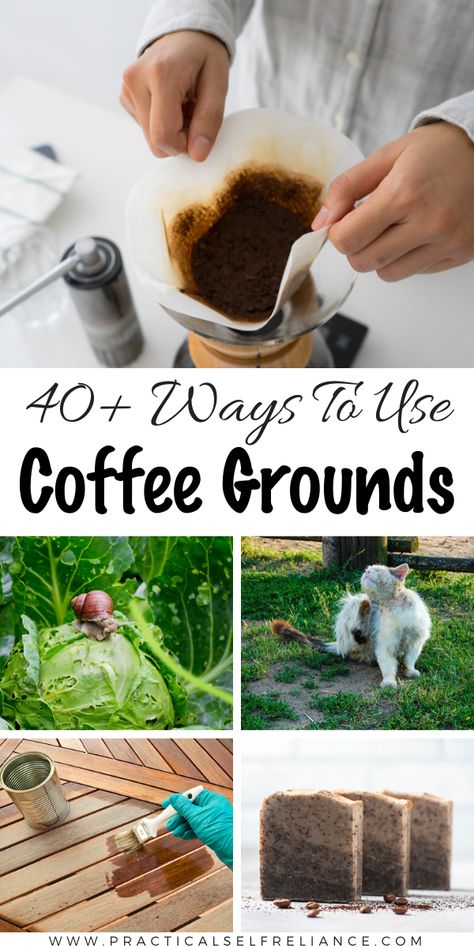 How To Make Coffee Fire Logs, What To Do With Used Coffee Grounds, Coffee Grounds In The Garden, Dog Pee Smell, Used Coffee Grounds, Recycling Hacks, Medicinal Weeds, Fun Beauty Products, Soap Making Recipes