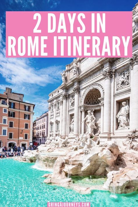 Here is the perfect 2 days in Rome itinerary, including the best way to see the Colosseum, the Palatine Hill and the Roman Forum, the Vatican, and more! | 2 day guided tour of rome | rome itinerary 2 days | places to visit in rome in 2 days | things to do in rome in 2 days | rome two day itinerary | two days in rome| how many days in rome | what to see in rome in 2 days | what to see when in rome | must see rome | what to do in rome in 2 days | rome 2 day itinerary Rome In Two Days, Must Do In Rome Italy, Rome Trip Itinerary, Things To See In Rome Italy, Two Days In Rome, Must Do In Rome, Rome What To See, Rome 2 Days, Rome Must Do