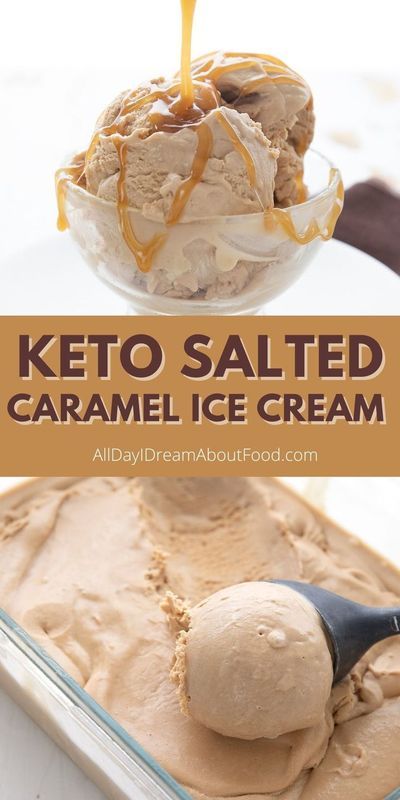 Keto Salted Caramel, Keto Friendly Ice Cream, Ice Cream Snacks, Chocolate Ice Cream Recipe, Salted Caramel Ice Cream, Low Carb Ice Cream, Postre Keto, Caramel Ice Cream, Keto Ice Cream