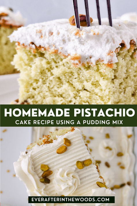 Pistachio Cake From Scratch, Pistachio Cake Recipe From Scratch, Pistachio Cake Recipe, Cake Recipe From Scratch, Cake From Scratch, Pistachio Cake, Recipe From Scratch, Sweet Life, Let Them Eat Cake