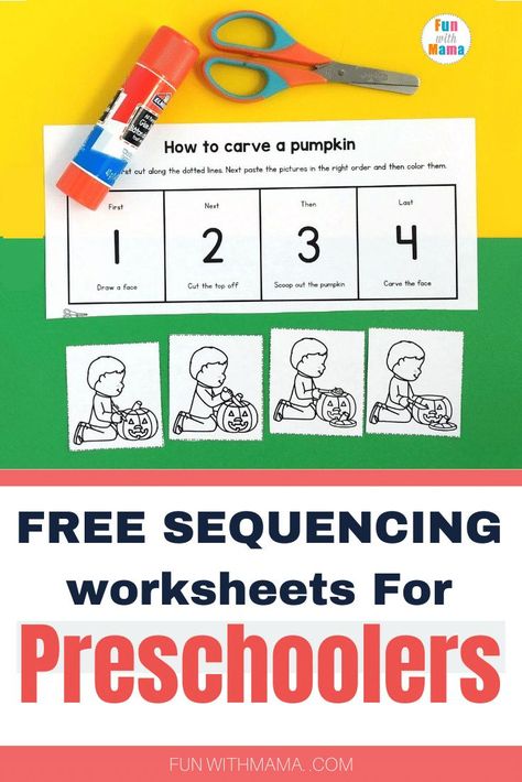 Check out our sequencing worksheets for preschoolers! Our FREE worksheets will help your preschooler practice sequencing a short story! Click through to grab your free printable. Free Nursery Rhymes, Worksheets For Preschoolers, Free Worksheets For Kids, Sequencing Worksheets, Free Online Learning, Preschool Math Worksheets, Free Preschool Worksheets, Story Sequencing, Preschool Homeschool