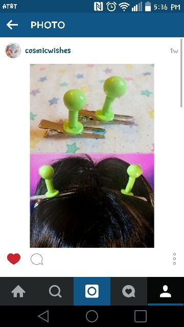 Make Clay Hair Accessories, Hair Accessories Aesthetic, Diy Alien Antenna, Clay Hair Clips, Hair Clips Space, Diy Hair Clips, Decora Hair, Cybercore Hair Clips, Antennas Alien