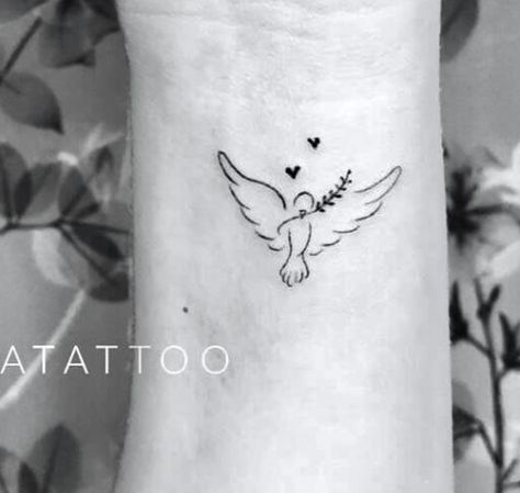 Archery Tattoo, Rip Tattoos, Birthday Tattoos, Tattoo Mom, Catholic Tattoos, Thumb Tattoos, Rip Tattoo, Birthday Tattoo, Dove Tattoo