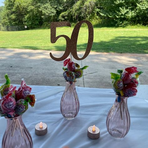 50th Birthday Centerpiece Stick, 50th Birthday Decorations, 50th Birthday Gift for Women, Copper and Rose Gold 50th Birthday Decor - Etsy Birthday Decorations 50th, Decorations 50th Birthday, 50th Birthday Decor, 50th Birthday Centerpieces, Birthday Centerpiece, 50th Birthday Gifts For Woman, 50th Birthday Decorations, Birthday Centerpieces, Birthday Gift For Women