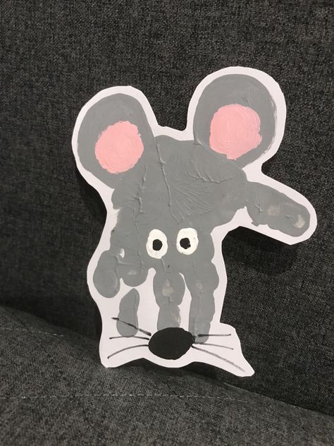 m is for mouse Mouse Art Preschool, Handprint Mouse, Mouse Crafts For Preschoolers, Mouse Handprint Craft, Mouse Craft Preschool, M Is For Mouse, Letter M Crafts, Butterfly Crafts Preschool, Mouse Craft