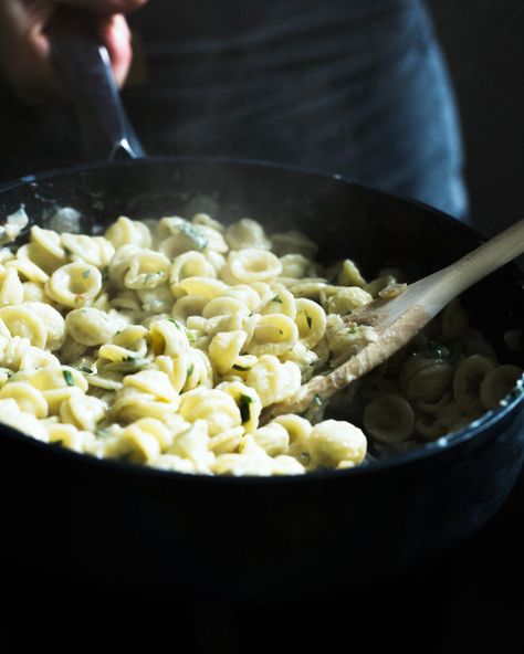 Creamy Almond Milk Pasta with Herbs | A Couple Cooks Almond Milk Pasta Sauce, Milk Pasta Sauce, Milk Pasta, Pasta With Herbs, A Couple Cooks, Recipe Pasta, Meal Options, Couple Cooking, Herb Recipes