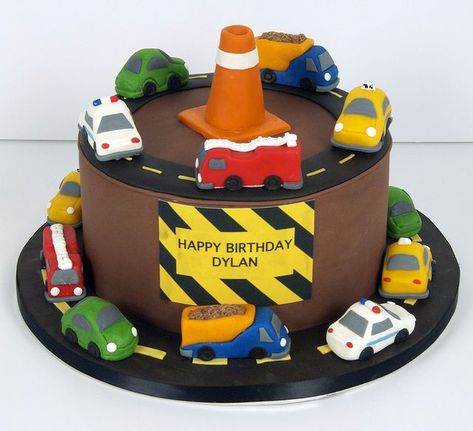 Cars Cake For Boys, Transportation Birthday Cake, Construction Theme Birthday Cake, Lorry Cake, Birthday Cake Simple, Birthday Cake For Boys, Car Cakes For Boys, Construction Theme Birthday, Construction Birthday Cake