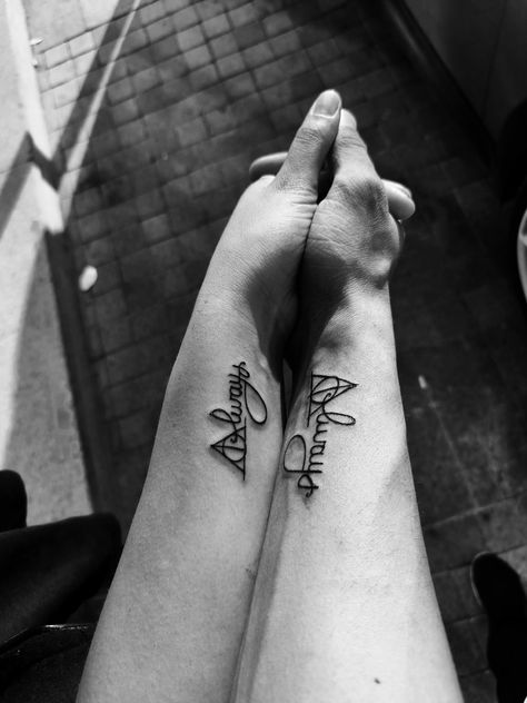 Tattoos, Couple, Couple tattoos, Harry Potter, Harry Potter tattoo, Always tattoo, Harry Potter Couples Tattoos, Always And Forever Tattoo Couple, Harry Potter Matching Tattoos, Harry Potter Couple Tattoos, Harry Potter Always Tattoo, Harry Potter Deathly Hallows Tattoo, Matching Harry Potter Tattoos, Husband Wife Tattoos, Wife Tattoos