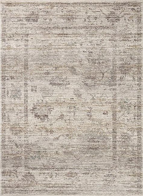 Amazon.com: Loloi Home by Joanna Gaines x Loloi Millie MIE-01 Collection Silver / Dove 5'-3" x 7'-6" Area Rug : Home & Kitchen Tan Grey Rug, Modern Transitional Bedroom, Nuloom Krystin Machine Washable Distressed Area Rug, Gray Woven Rug, Mcgee And Co, Modern Family Rooms, Green/ Grey/ Brown Accent Rug, Loloi Rugs, Modern Transitional