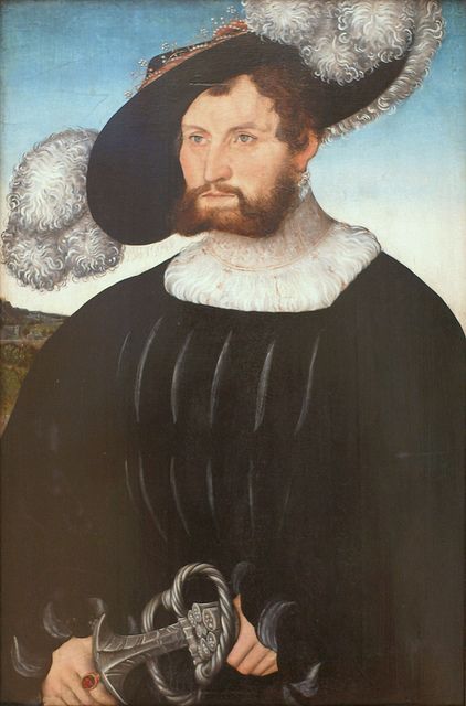 Mens Portraits, 16th Century Portraits, Cranach The Elder, Hans Holbein The Younger, German Clothing, Lucas Cranach, 16th Century Art, Fashion Timeline, German Outfit