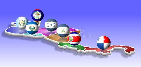 Central America. A map of seven Central American countries with their flags shap , #affiliate, #map, #American, #Central, #America, #shaped #ad Central American, American Country, Central America, Editorial Photography, Belize, Stock Illustration, Vector Images, Editorial, Stock Images