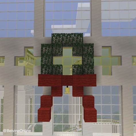 Minecraft Candy Cane, Minecraft Santa Workshop, Christmas Decor Ideas Minecraft, Minecraft Christmas Banner, Minecraft Cottage, Wonder Land, Minecraft Christmas, Minecraft Inspo, Minecraft Decorations