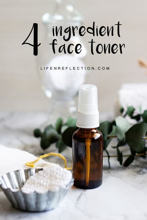 Diy Toner Face, Essential Oil Toner, Facial Toner Recipe, Homemade Face Toner, Homemade Skin Toner, Natural Face Toner, Homemade Toner, Diy Toner, Witch Hazel Toner