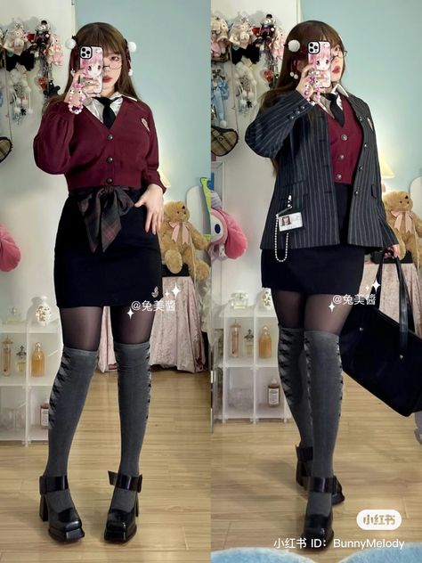 School Appropriate Goth Outfits, Soft Dark Aesthetic Outfits, Simple Goth Outfit Casual, Simple Goth Outfit, Clothes Sketches, Preppy Goth, Girl Outfit Ideas, Hara Hara, Kawaii Outfit Ideas