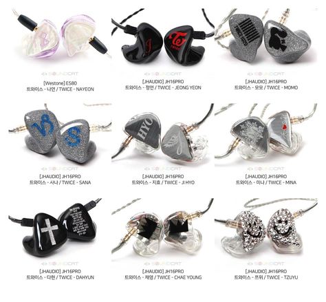 Twice Custom Inears Kpop Inear Monitor, Twice In Ear Monitors, Twice Microphone, In Ear Monitors Design, Butterfly Lightstick, Ear Monitors Kpop, In Ear Monitors Kpop, Black Pink Microphone, Ear Monitors