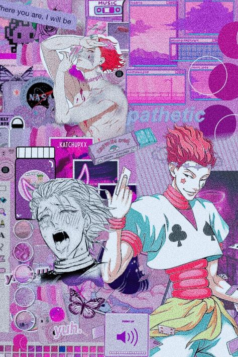 Hisoka Aesthetic, Hisoka Wallpapers, Hunter Wallpaper, Hisoka Hunter X Hunter, Hunterxhunter Hisoka, Halloween Wallpaper Iphone Backgrounds, Anime Goth, Goth Wallpaper, Evil Anime