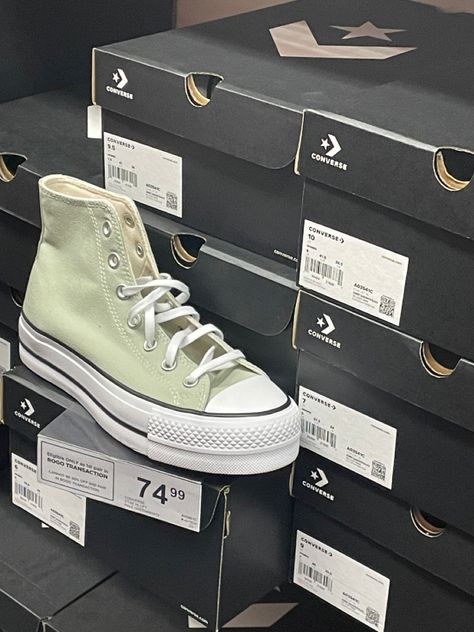 #aesthetic #fashion #converse #green #shoes #stores Green Converse Y2k Converse, Shoes Stores, Green Converse, Aesthetic Green, Green Shoes, Green Aesthetic, Converse Shoes, Aesthetic Fashion, Nike Air Force