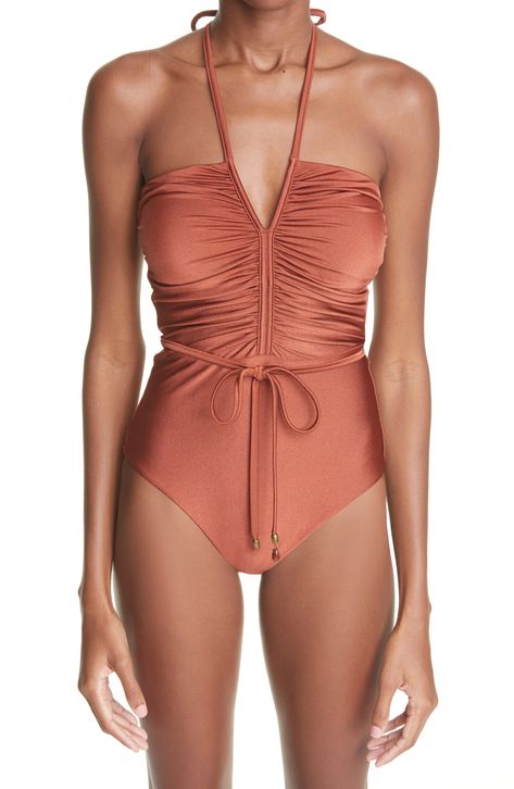 Moda Academia, Swimwear 2024, Strange World, Halter One Piece Swimsuit, Swim Fashion, 70s Inspired, High Fashion Street Style, World Records, Swimwear Fashion