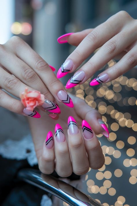 Dive into the world of vibrant neon pink nails that redefine nail art with their striking intensity! This stunning style features elongated square nail extensions, topped with high gloss gel that enhances the electrifying hue. Accentuate your look with a sprinkle of sparkle or incorporate charming rhinestones for a dazzling finish. Perfect for any occasion, these pink nails are sure to steal the spotlight! #PinkNails #NailArt #NeonNails #AcrylicNails #GelNails #Rhinestones Square Nail Extensions, Neon Pink Nails, Square Nail, Stunning Style, Steal The Spotlight, Neon Nails, Nail Extensions, Square Nails, Classic Elegance