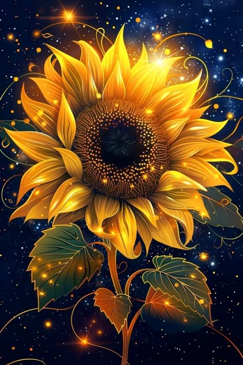 Pictures Of Sunflowers, Meaning Of Sunflower, Artwork Butterfly, Sunflower Artwork, Sunflower Images, Sunflowers And Daisies, Quality Tattoo, Sunflower Pictures, Sunflower Wallpaper