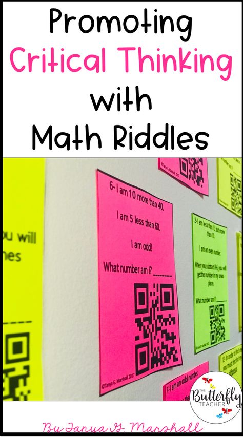 Math Drills, Creative Math, Critical Thinking Activities, Math Riddles, Math Intervention, Classroom Freebies, Math Practice, Third Grade Math, Math Methods