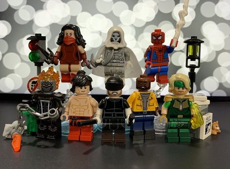 Lego Spider, Lego Batmobile, Lego Jedi, Lego Avengers, Lego Decorations, Street Fighters, Defenders Marvel, Lego Marvel's Avengers, Custom Minifigures