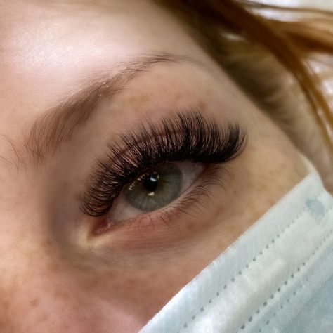 Lash Extensions Open Eye Style, Open Eye Volume Lash Extensions, Lash Extensions Open Eye, Open Eye Lashes, Open Eye Lash Extensions, Lash Ideas, Natural Fake Eyelashes, Eyelashes Extensions, Lash Styles