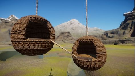 Planet Zoo Workshop, Planet Zoo Inspiration, Zoo Inspiration, Zoo Design, Zoo Ideas, Hanging Beds, Games Ideas, Of Ideas, Steam