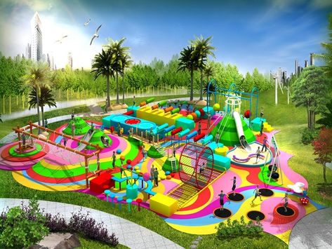 Inclusive Playground, Indoor Soft Play, Modern Playground, Cool Playgrounds, Kids Play Equipment, Kindergarten Interior, Commercial Playground, Kids Backyard Playground, Commercial Playground Equipment