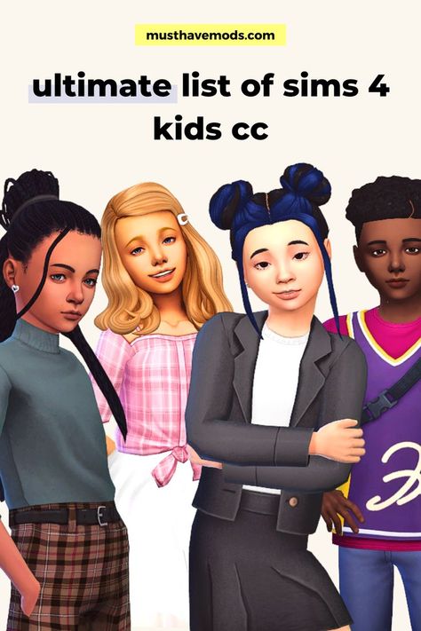 ultimate list of sims 4 kids cc Ts4 Child Cc Clothes, Children Cc Sims 4 Clothes, Kids Cc Sims 4 Maxis Match, Maxis Match Sims 4 Cc Clothing Kids, Sims 4 Child Accessories Cc, Sims Child Clothes, Sims 4 Kids Accessories, Sims 4 Maxis Match Child Cc, Sims 4 Kid Cc Maxis Match