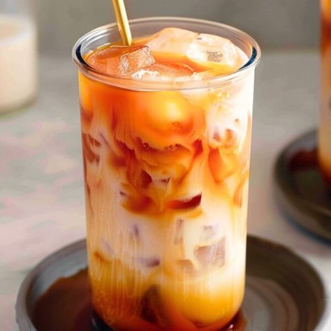 Thai Iced Tea Recipe - Yerba Mate Culture Thai Iced Tea Recipe, Green Tea With Milk, Jasmine Milk Tea Recipe, Thai Tea Recipes, Moroccan Mint Tea Recipe, Mint Tea Recipe, Milk Thistle Tea, Thai Iced Tea, Turmeric Ginger Tea