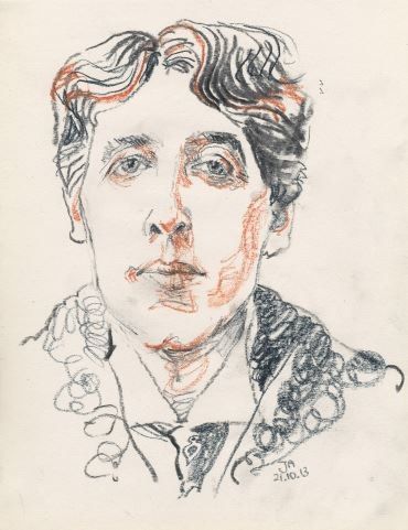 Oscar Wilde Painting, Oscar Wilde Drawing, Oscar Wilde Illustration, Oscar Wilde Art, Sweet Drawings, Doing Nothing, Dorian Gray, The Little Prince, Oscar Wilde