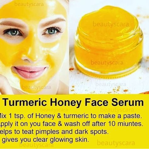 Recipes With Turmeric, Glowing Face Mask, Medicine School, Honey Turmeric, Remedies For Glowing Skin, Turmeric And Honey, Turmeric Face Mask, Clear Skin Face, Turmeric Recipes