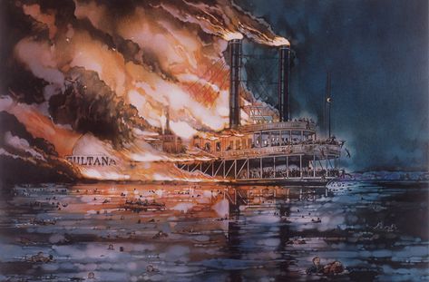 Knoxville's Nearly Forgotten Memorial to America’s Deadliest Maritime Disaster, the Sultana - The Knoxville Mercury Titanic History, Union Soldiers, United States History, History Channel, River Boat, Steam Boats, Space Shuttle, Historical Events, Titanic