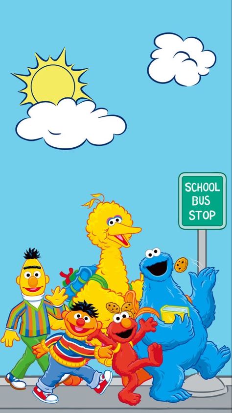 Cute Sesame Street Wallpaper, Sesame Street Wallpaper Iphone, Elmo Background, Sesame Street Background, Sesame Street Wallpaper, Cookie Monster Wallpaper, Elmo Wallpaper, Street Wallpaper, Good Phone Backgrounds