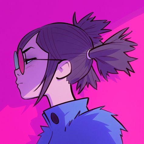 ArtStation - Noodle, Ilya Kuvshinov Gorillaz Noodle, Gorillaz Fan Art, Baba Jaga, Jamie Hewlett, Gorillaz Art, Drawing Cartoon Characters, Arte Cyberpunk, Drawing Cartoon, Gorillaz