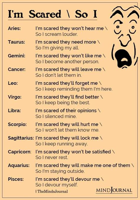 What are your secret fears? #secretfear #zodiacmemes Esoteric Astrology, Zodiac Characteristics, Virgo Memes, Astrology Meaning, Biggest Fear, Aquarius Truths, Zodiac Signs Chart, Best Zodiac Sign, Virgo Love