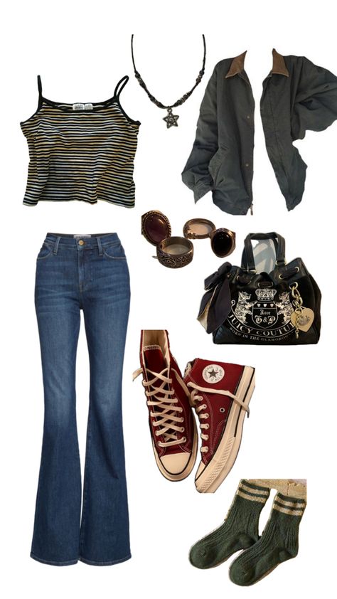 Indie Rock Outfits, Indie Aesthetic Outfits, Estilo Indie, Downtown Outfits, 70s Outfits, Thrifted Outfits, Indie Outfits, Swaggy Outfits, Indie Fashion