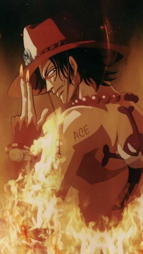 Portgas D. Ace Wallpaper Photo Ace Wallpaper One Piece, Ace Wallpaper, Sabo One Piece, Wallpaper Images Hd, Portgas D Ace, Red One Piece, Hd Anime Wallpapers, Iphone 6 Wallpaper, One Piece Ace